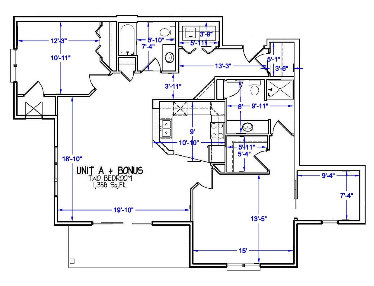 Two Bedroom A+